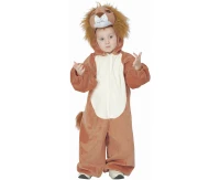 Costume for child Lion (jumpsuit with hood and tail), size 92/104 cm